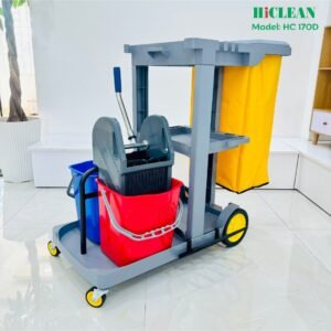 Xe đẩy làm vệ sinh phòng Hiclean HC170D