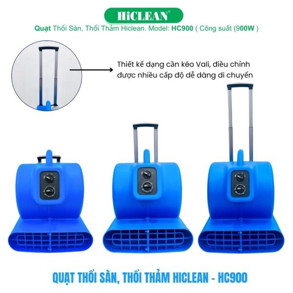 HiClean HC900 là một giải pháp hiệu quả và đáng tin cậy để làm khô sàn công nghiệp. Với những tính năng ưu việt và lợi ích mang lại, máy thổi khí HiClean HC900 chắc chắn sẽ là một trợ thủ đắc lực cho công việc làm sạch của bạn.