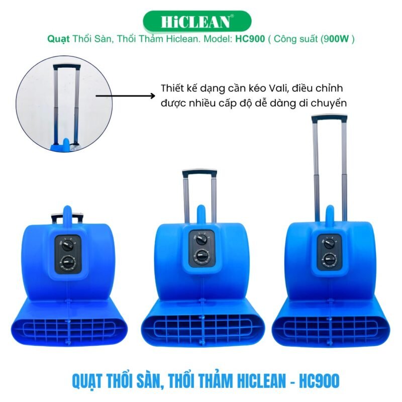 HiClean HC900 là một giải pháp hiệu quả và đáng tin cậy để làm khô sàn công nghiệp. Với những tính năng ưu việt và lợi ích mang lại, máy thổi khí HiClean HC900 chắc chắn sẽ là một trợ thủ đắc lực cho công việc làm sạch của bạn.