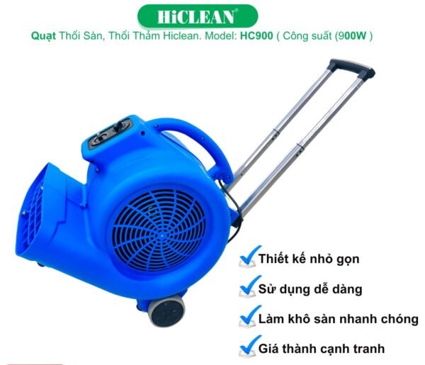 HiClean HC900 là một giải pháp hiệu quả và đáng tin cậy để làm khô sàn công nghiệp. Với những tính năng ưu việt và lợi ích mang lại, máy thổi khí HiClean HC900 chắc chắn sẽ là một trợ thủ đắc lực cho công việc làm sạch của bạn.