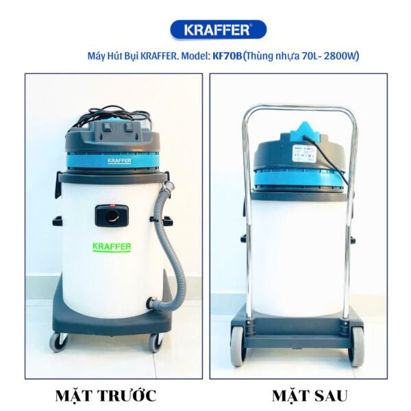 Máy hút bụi công nghiệp Kraffer KF70B