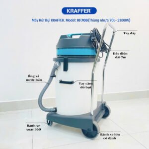 Máy hút bụi công nghiệp Kraffer KF70B