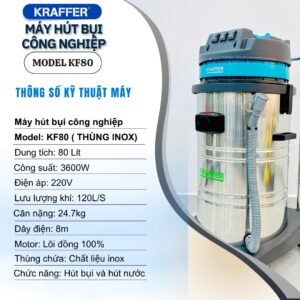 Máy hút bụi công nghiệp Kraffer KF80