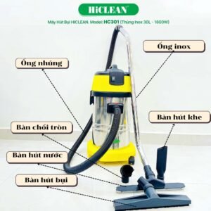 Máy hút bụi công nghiệp Hiclean HC301