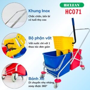 Xe vắt nước 2 xô HiClean HC 071