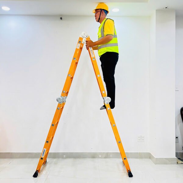 Thang Nhôm Gấp 4 Đoạn JUMBO B304 - Ảnh 3