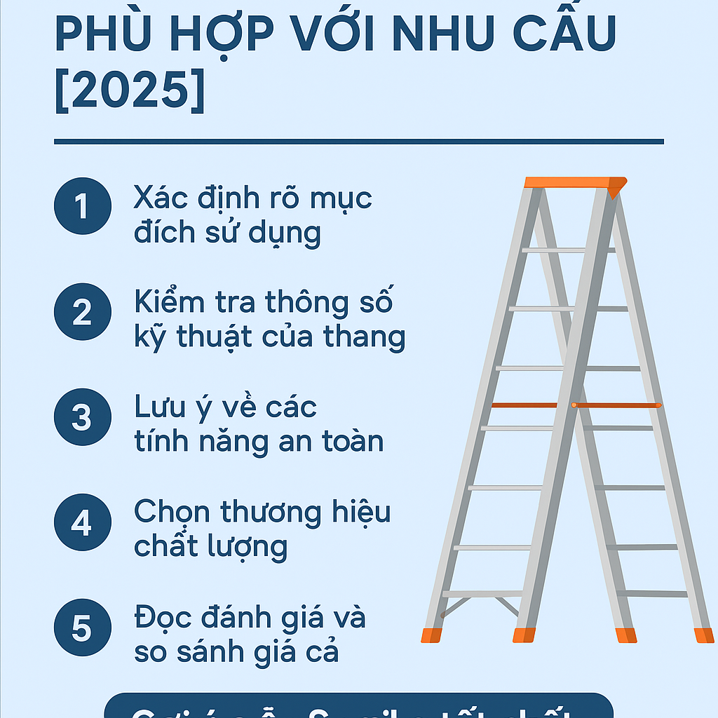 Cách chọn thang nhôm chữ A