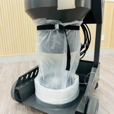 Hệ thống lọc kép (4+1.5m2) và tính năng rung bụi của máy hút bụi hút bụi mịn nhà máy.