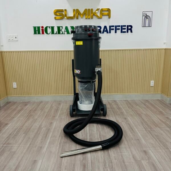 máy hút bụi mài sàn bê tông HiClean HC36C với lực hút 2700mm.H2O mạnh mẽ.